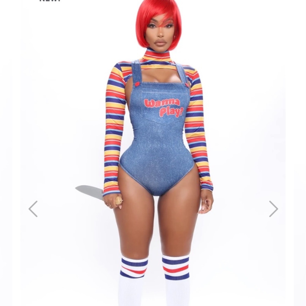 Wanna Play Evil Doll 5 Piece Costume